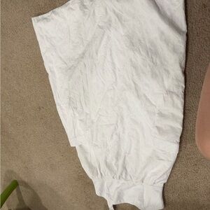 Madewell White Textured Top